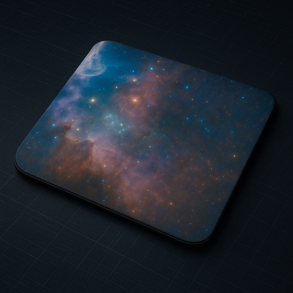 Printed Mouse Pad| Silicon Base | Starry Glaze Graphic | Available in Size - Small, Large