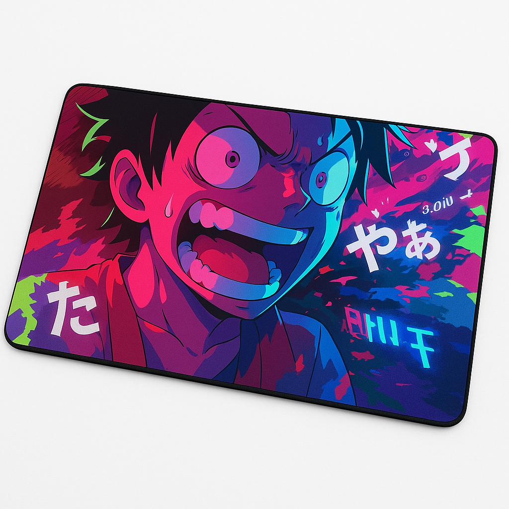 Printed Mouse Pad| Silicon Base | Anime One Piece Graphic | Available in Size - Small, Large