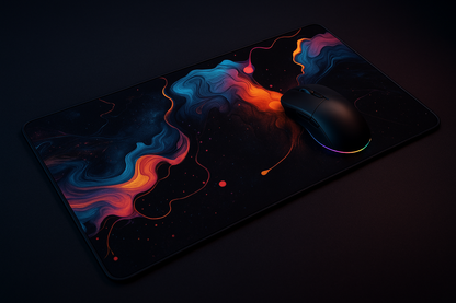 Printed Mouse Pad| Silicon Base | Abstract Art Graphic | Available in Size - Small, Large