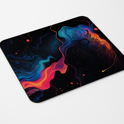Printed Mouse Pad| Silicon Base | Abstract Art Graphic | Available in Size - Small, Large