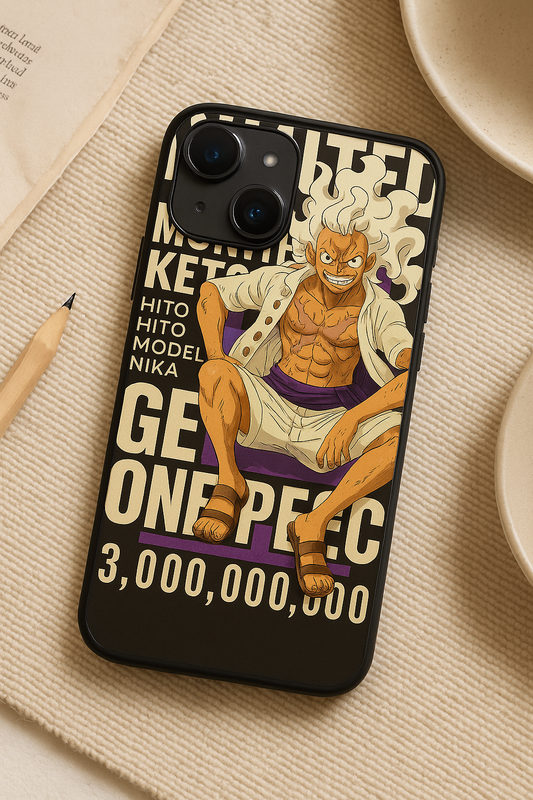 One Piece FAN Premium Glass Back Cover For iPhone 11,12,13,14,15,16 Models
