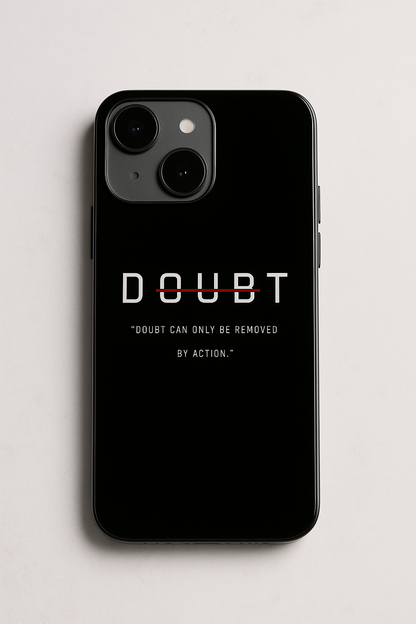 No Doubt Premium Glass Back Cover For iPhone 11,12,13,14,15,16 Models