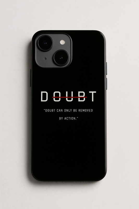 No Doubt Premium Glass Back Cover For iPhone 11,12,13,14,15,16 Models