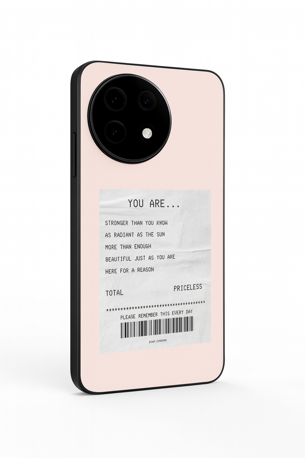 You Are Enough Glass Back Cover For One Plus 13, 12, 11, 10, Nord Series