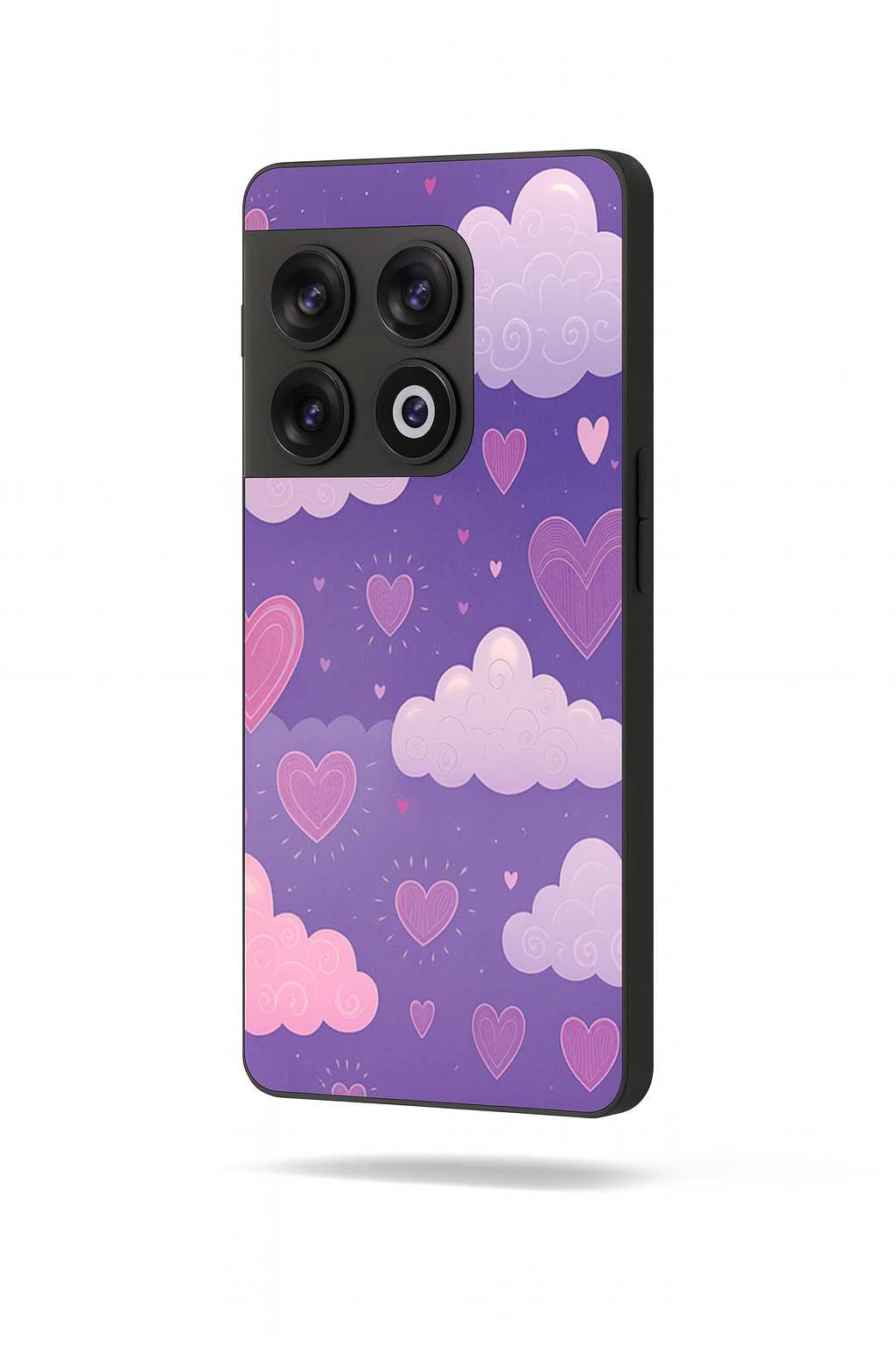 Lavender Skies Glass Back Cover For One Plus 13, 12, 11, 10, Nord Series