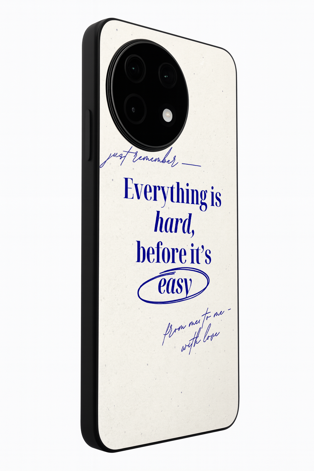 Soft Reminder Glass Back Cover For One Plus 13, 12, 11, 10, Nord Series