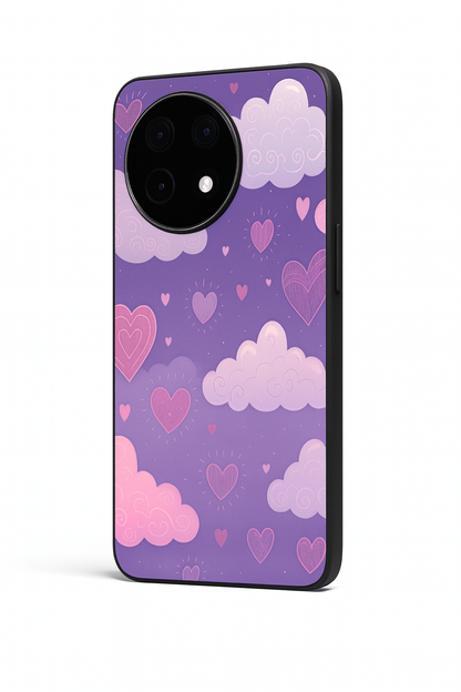 Lavender Skies Glass Back Cover For One Plus 13, 12, 11, 10, Nord Series