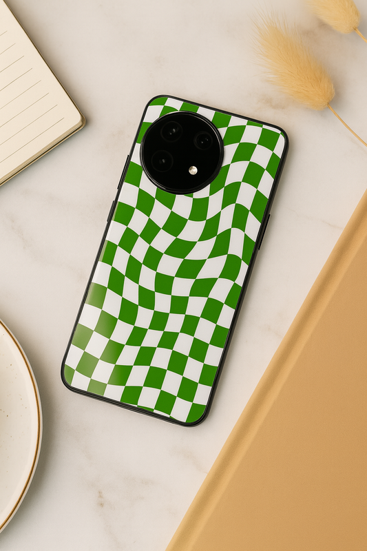 Optic Flow Glass Back Cover For One Plus 13, 12, 11, 10, Nord Series