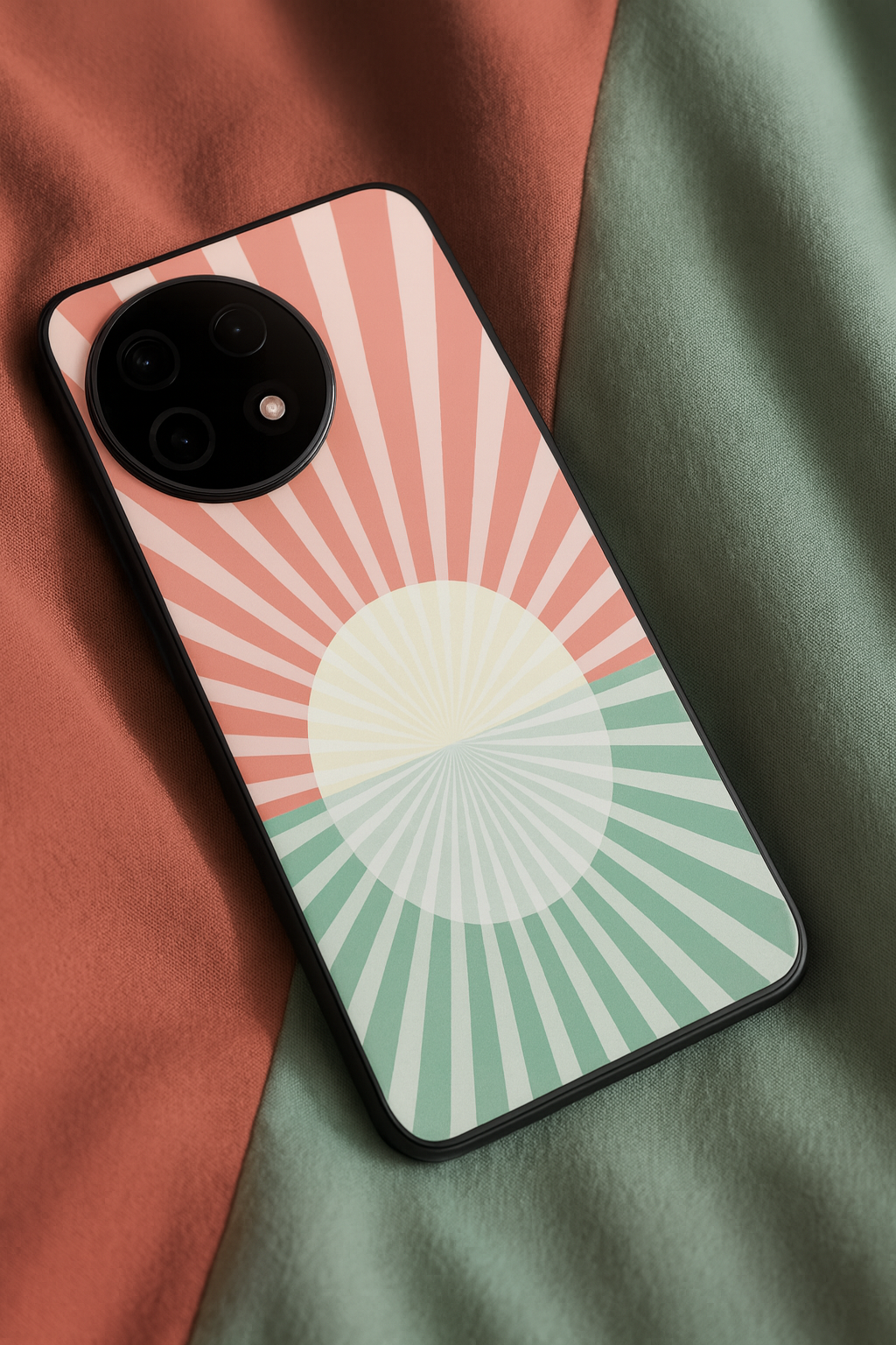 Sunburst Glow Glass Back Cover For One Plus 13, 12, 11, 10, Nord Series