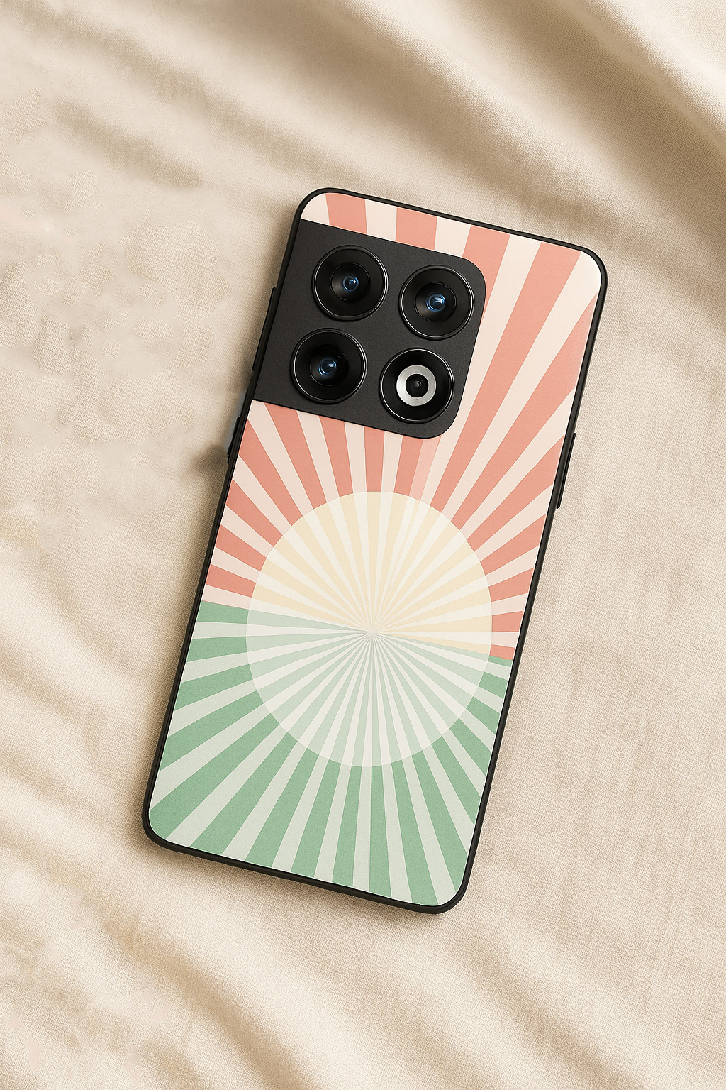 Sunburst Glow Glass Back Cover For One Plus 13, 12, 11, 10, Nord Series