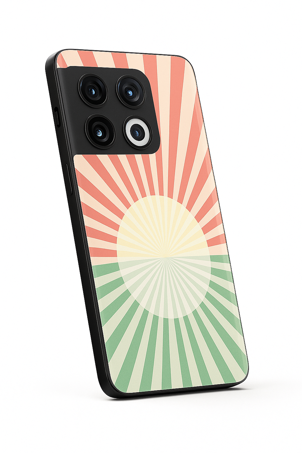 Sunburst Glow Glass Back Cover For One Plus 13, 12, 11, 10, Nord Series