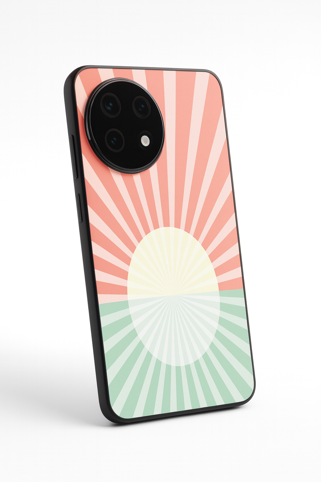 Sunburst Glow Glass Back Cover For One Plus 13, 12, 11, 10, Nord Series
