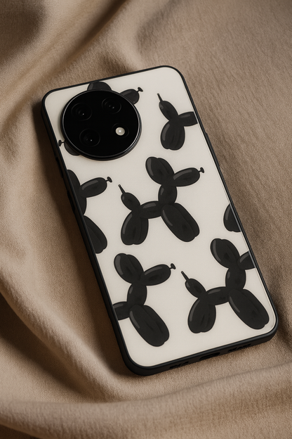 Pop Art Pup Glass Back Cover For One Plus 13, 12, 11, 10, Nord Series