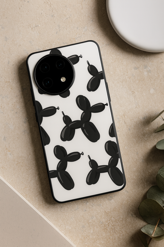 Pop Art Pup Glass Back Cover For One Plus 13, 12, 11, 10, Nord Series