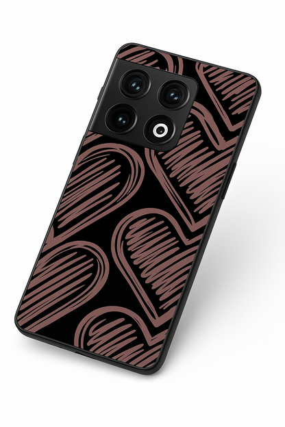 Heartline Glass Back Cover For One Plus 13, 12, 11, 10, Nord Series