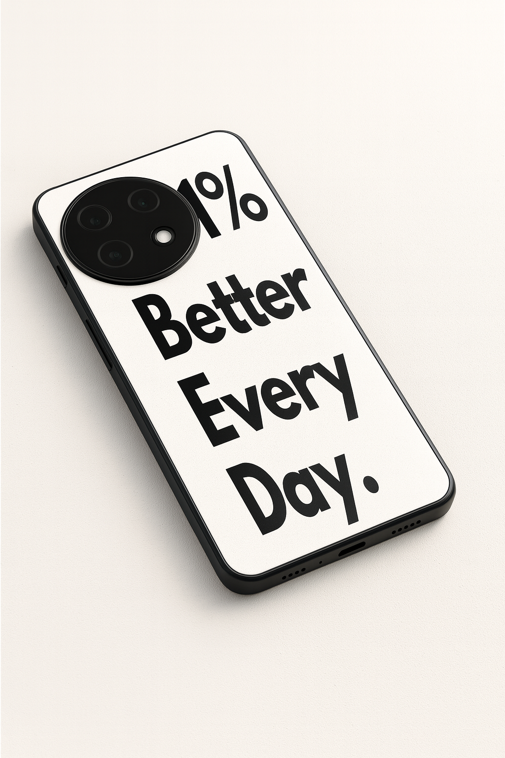 Better Every Day Premium Glass Back Cover For One Plus 13, 12, 11, 10, Nord Series