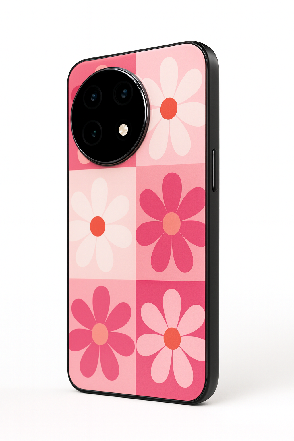 Floral Funk Glass Back Cover For One Plus 13, 12, 11, 10, Nord Series