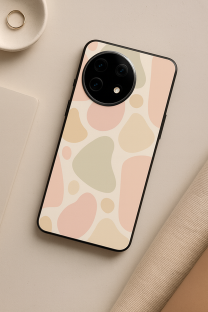 Earthy Hues Glass Back Cover For One Plus 13, 12, 11, 10, Nord Series