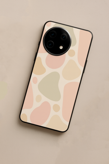 Earthy Hues Glass Back Cover For One Plus 13, 12, 11, 10, Nord Series