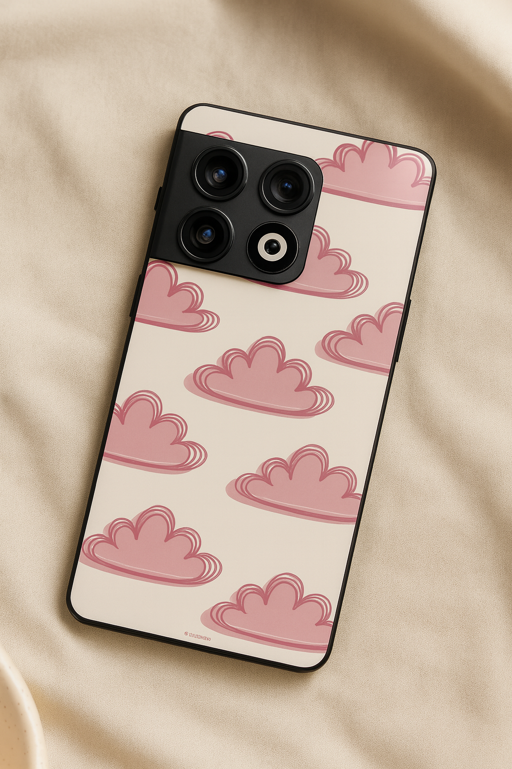 Pink Skies Glass Back Cover For One Plus 13, 12, 11, 10, Nord Series