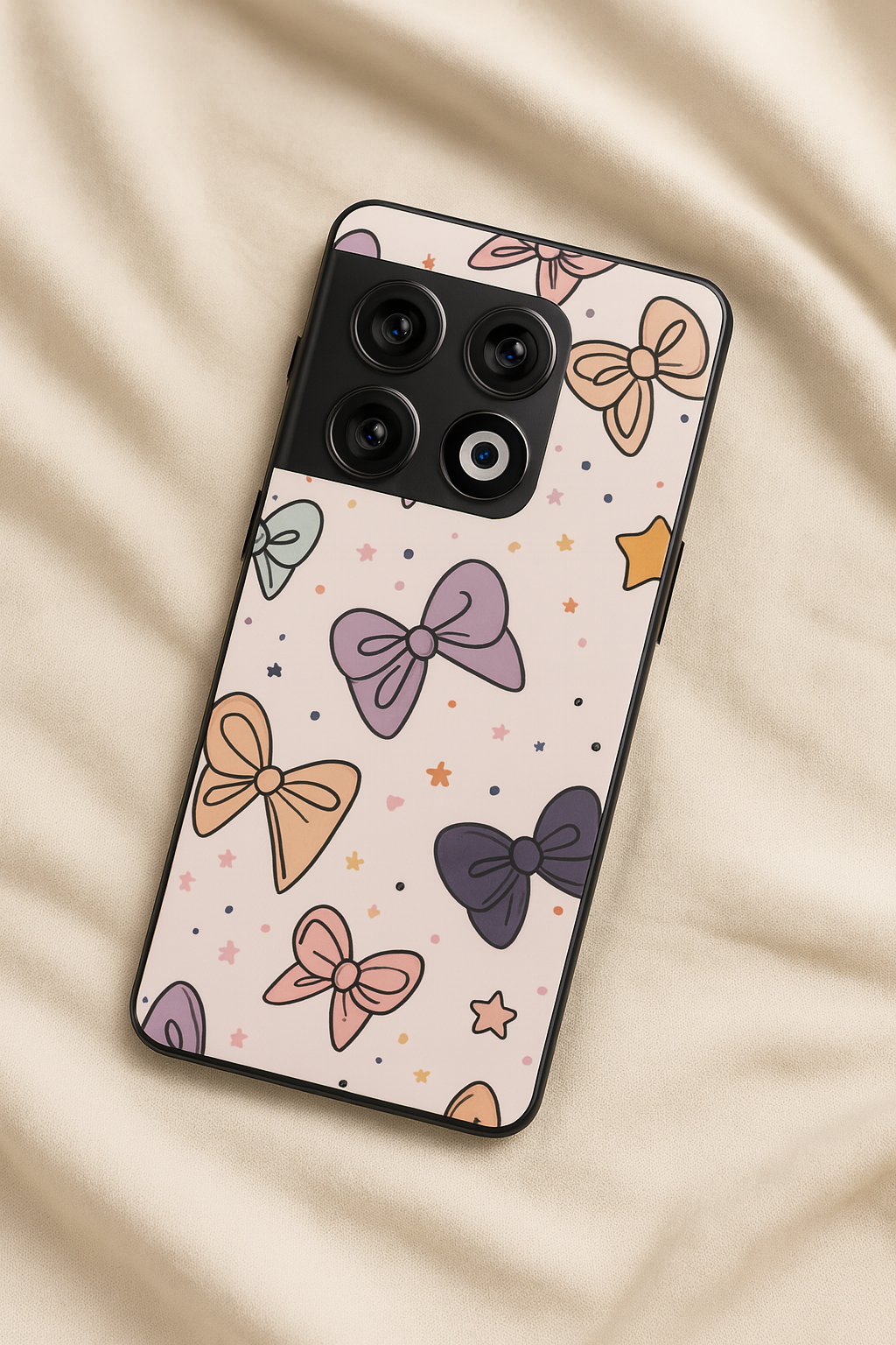 Bow Babe Premium Glass Back Cover For One Plus 13, 12, 11, 10, Nord Series