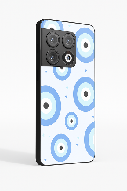 Blue Orbit Premium Glass Back Cover For One Plus 13, 12, 11, 10, Nord Series