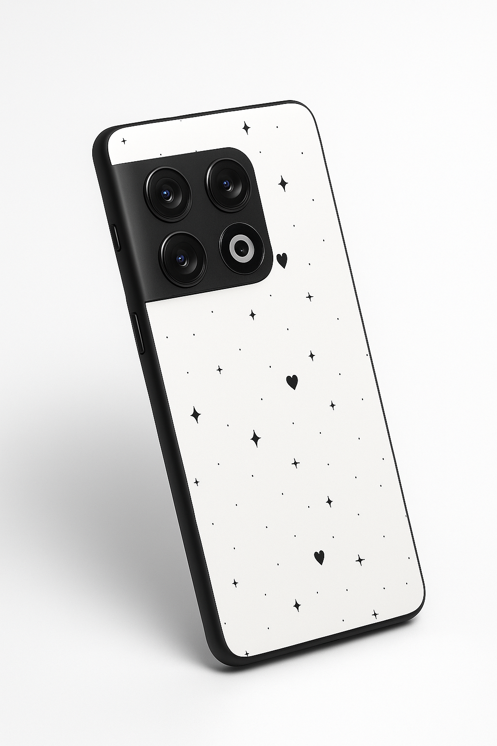 Minimal LOVE Premium Glass Back Cover For One Plus 13, 12, 11, 10, Nord Series