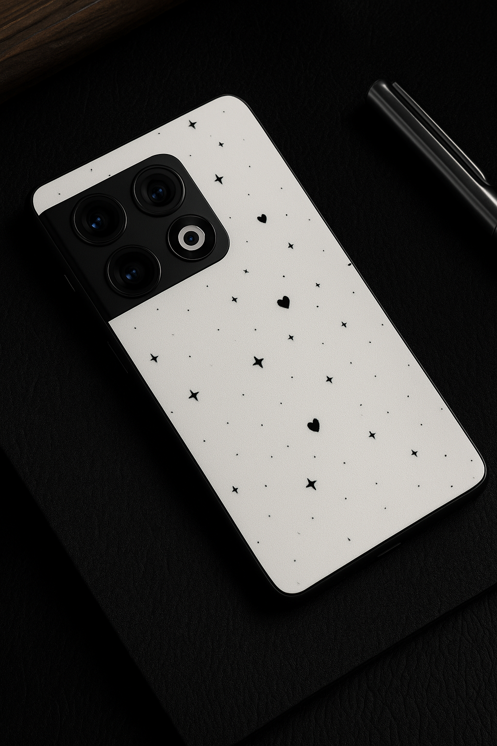 Minimal LOVE Premium Glass Back Cover For One Plus 13, 12, 11, 10, Nord Series