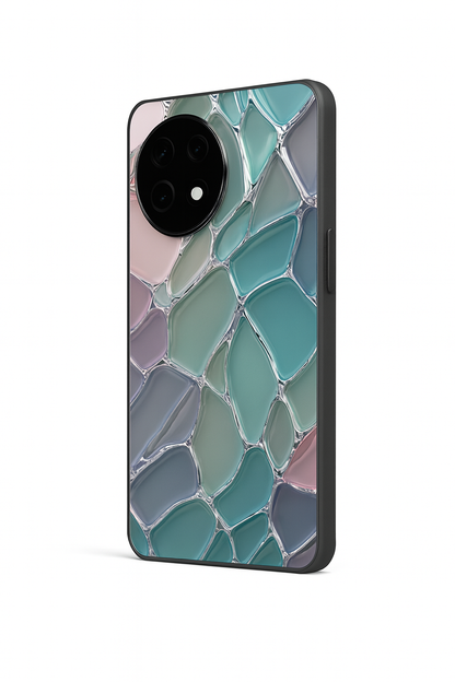 Ocean Glaze Glass Back Cover For One Plus 13, 12, 11, 10, Nord Series