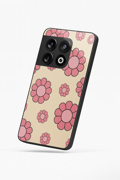 Flowery Freak Glass Back Cover For One Plus 13, 12, 11, 10, Nord Series