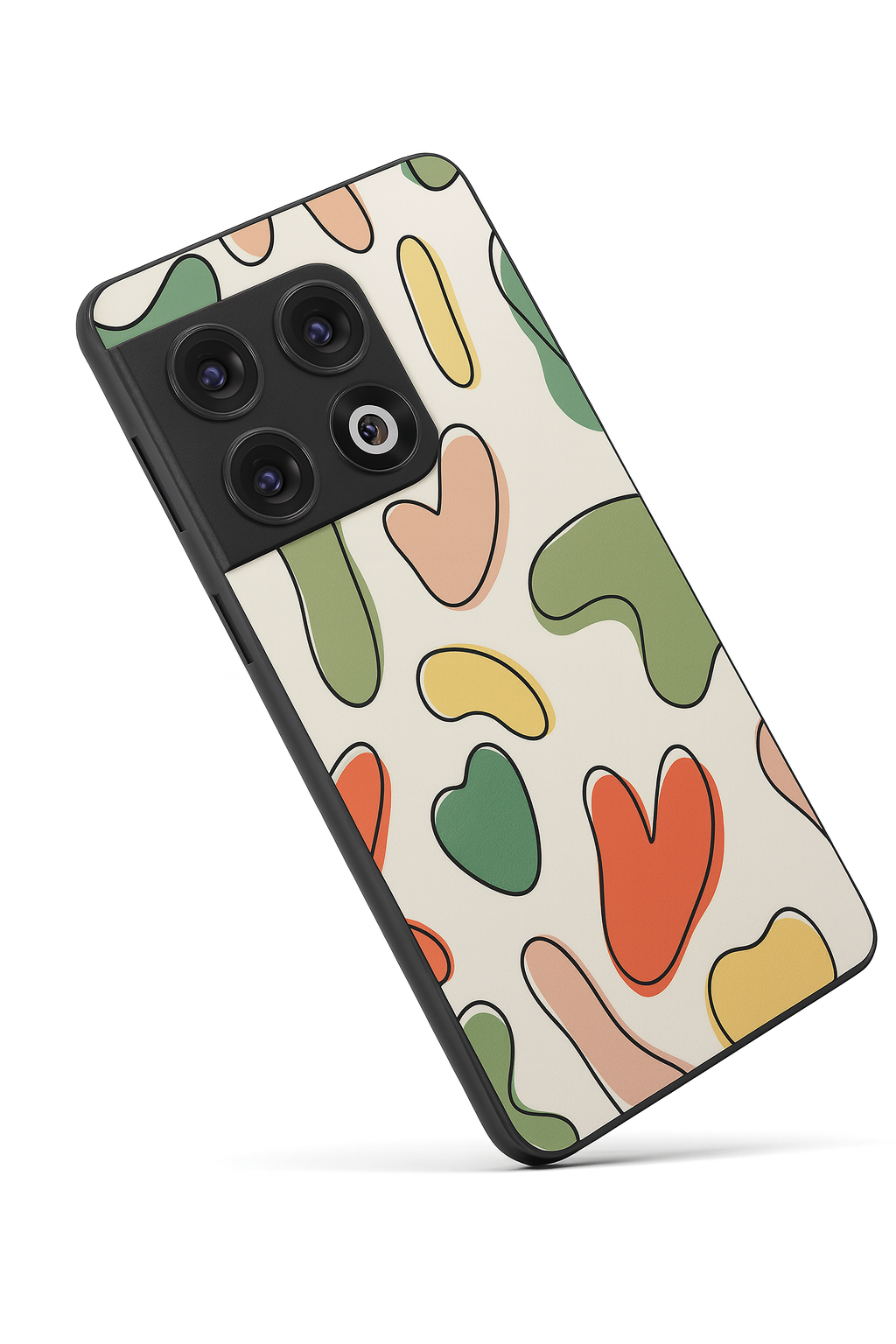 Color Lover Aesthetics Glass Back Cover For One Plus 13, 12, 11, 10, Nord Series