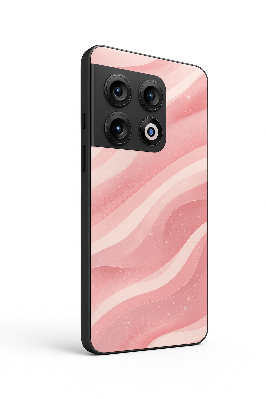 Rose Waves Glass Back Cover For One Plus 13, 12, 11, 10, Nord Series