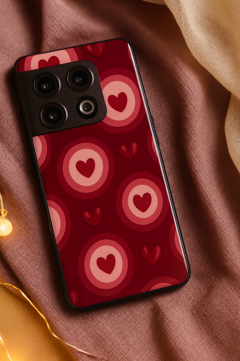 Cupid Core Glass Back Cover For One Plus 13, 12, 11, 10, Nord Series