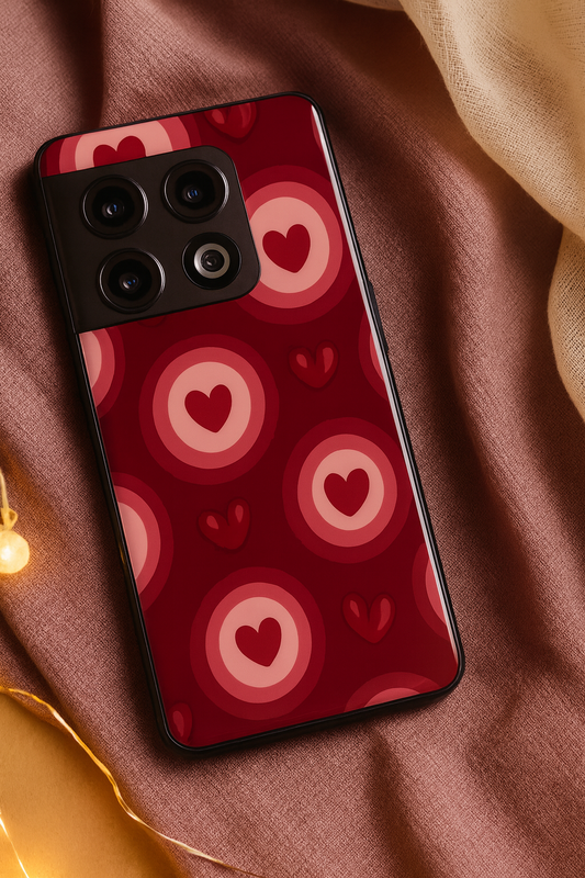 Cupid Core Glass Back Cover For One Plus 13, 12, 11, 10, Nord Series