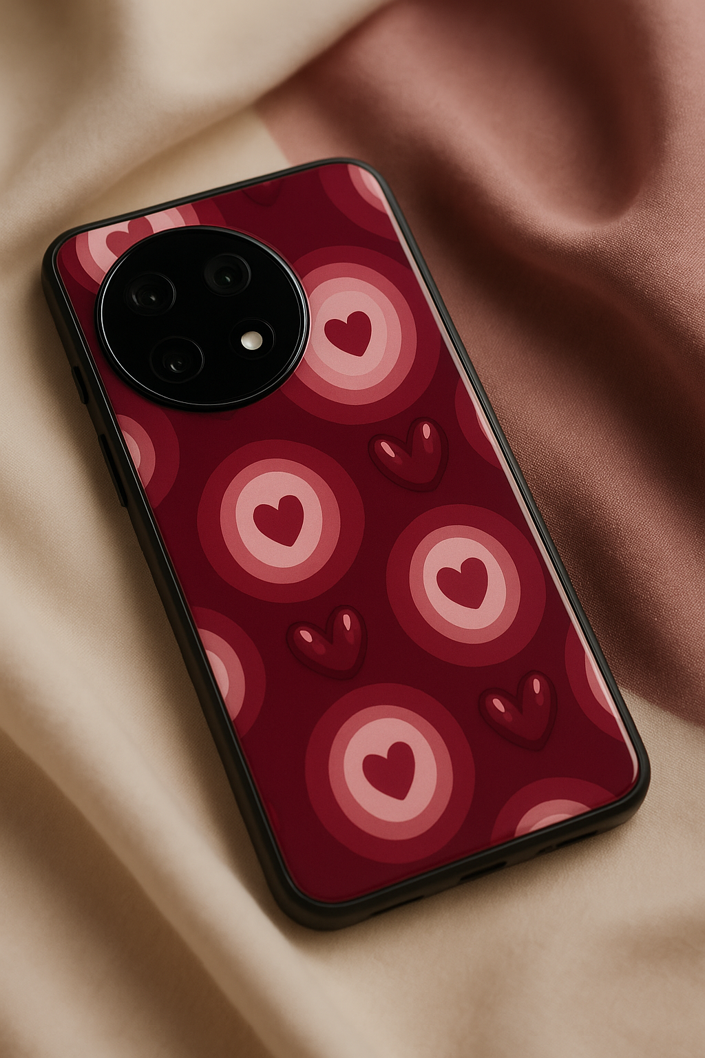 Cupid Core Glass Back Cover For One Plus 13, 12, 11, 10, Nord Series