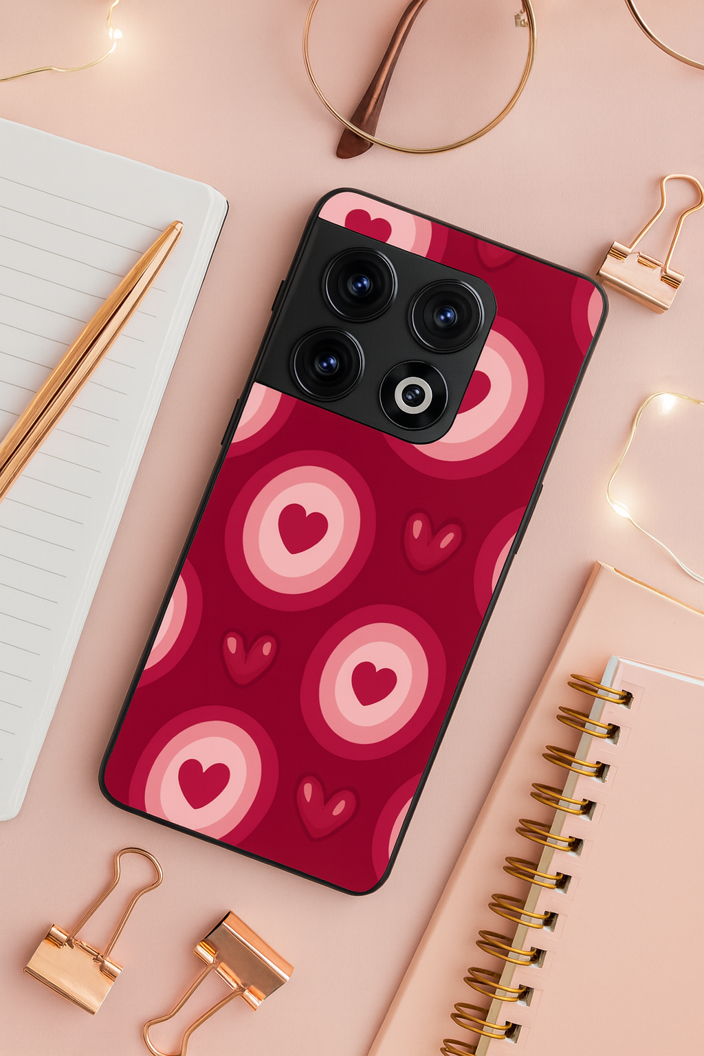 Cupid Core Glass Back Cover For One Plus 13, 12, 11, 10, Nord Series