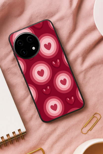 Cupid Core Glass Back Cover For One Plus 13, 12, 11, 10, Nord Series