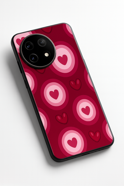 Cupid Core Glass Back Cover For One Plus 13, 12, 11, 10, Nord Series