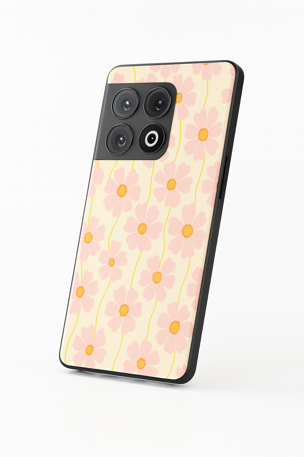 Cherry Blossom Glass Back Cover For One Plus 13, 12, 11, 10, Nord Series