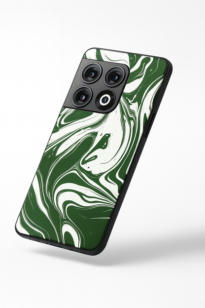 Grassy Marble Glass Back Cover For One Plus 13, 12, 11, 10, Nord Series
