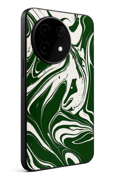 Grassy Marble Glass Back Cover For One Plus 13, 12, 11, 10, Nord Series