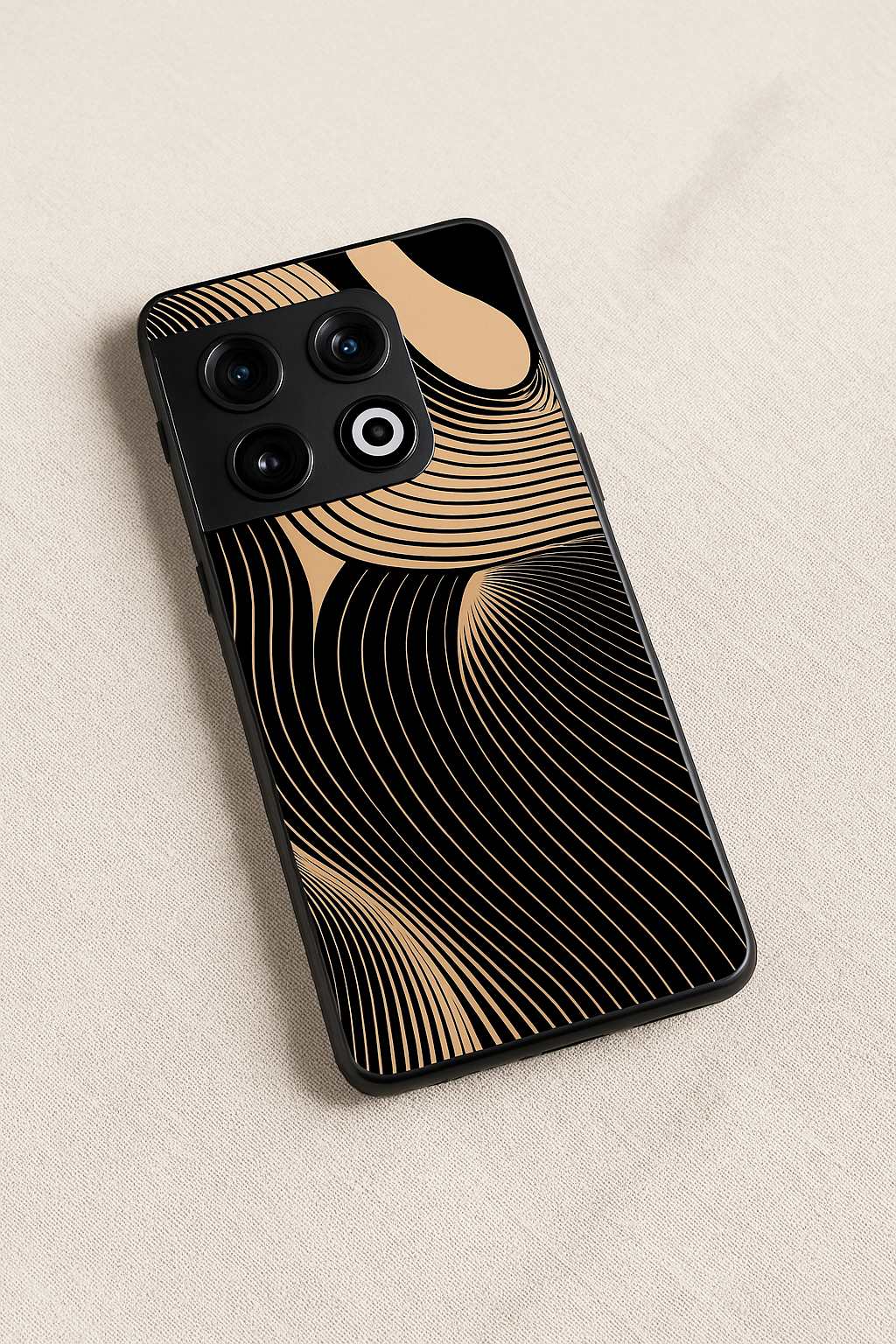 Aesthetic Swirls Premium Glass Back Cover For One Plus 13, 12, 11, 10, Nord Series
