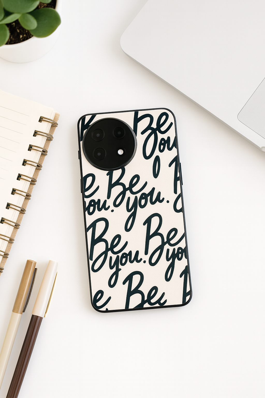 Be You Premium Glass Back Cover For One Plus 13, 12, 11, 10, Nord Series