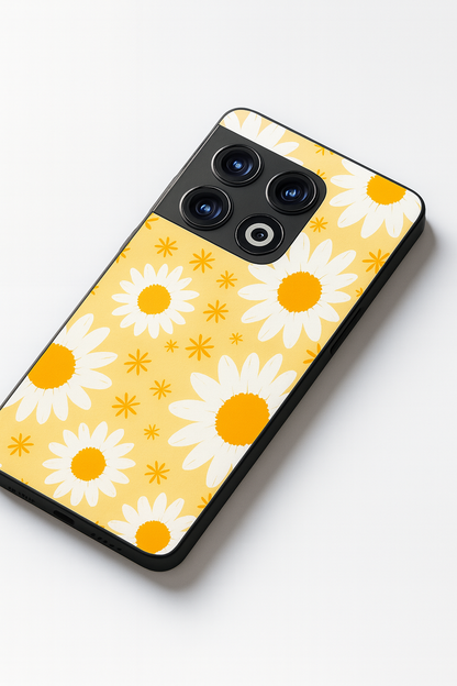 Golden Glow Glass Back Cover For One Plus 13, 12, 11, 10, Nord Series