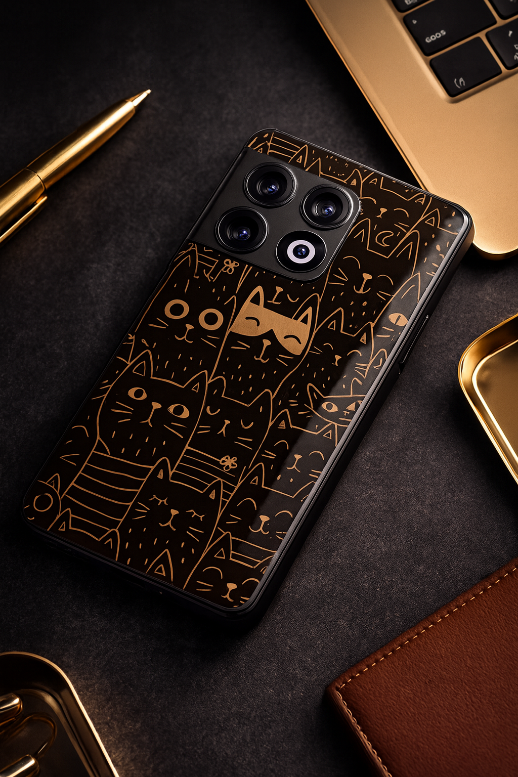 Meow You Too Glass Back Cover For One Plus 13, 12, 11, 10, Nord Series