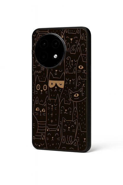 Meow You Too Glass Back Cover For One Plus 13, 12, 11, 10, Nord Series