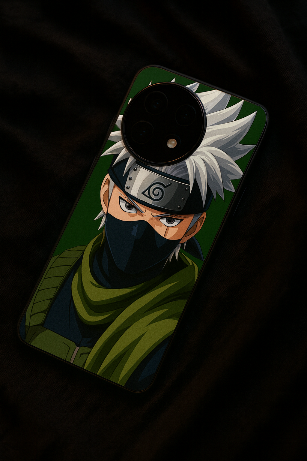 Kakashi Focussed Glass Back Cover For One Plus 13, 12, 11, 10, Nord Series