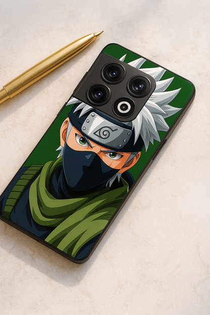 Kakashi Focussed Glass Back Cover For One Plus 13, 12, 11, 10, Nord Series