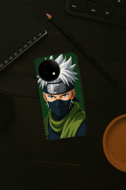 Kakashi Focussed Glass Back Cover For One Plus 13, 12, 11, 10, Nord Series