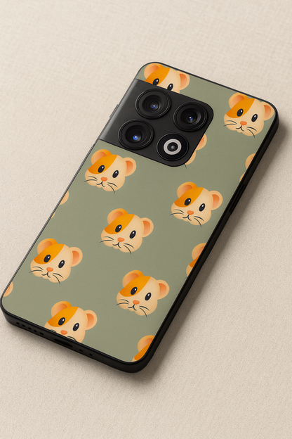 Hello Rabbys Glass Back Cover For One Plus 13, 12, 11, 10, Nord Series